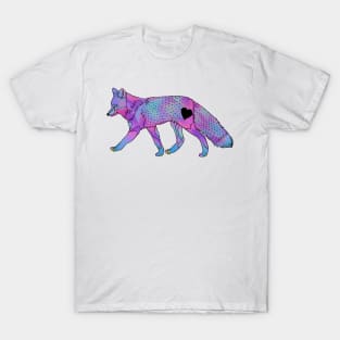 Fox Heart Rainbow T-Shirt